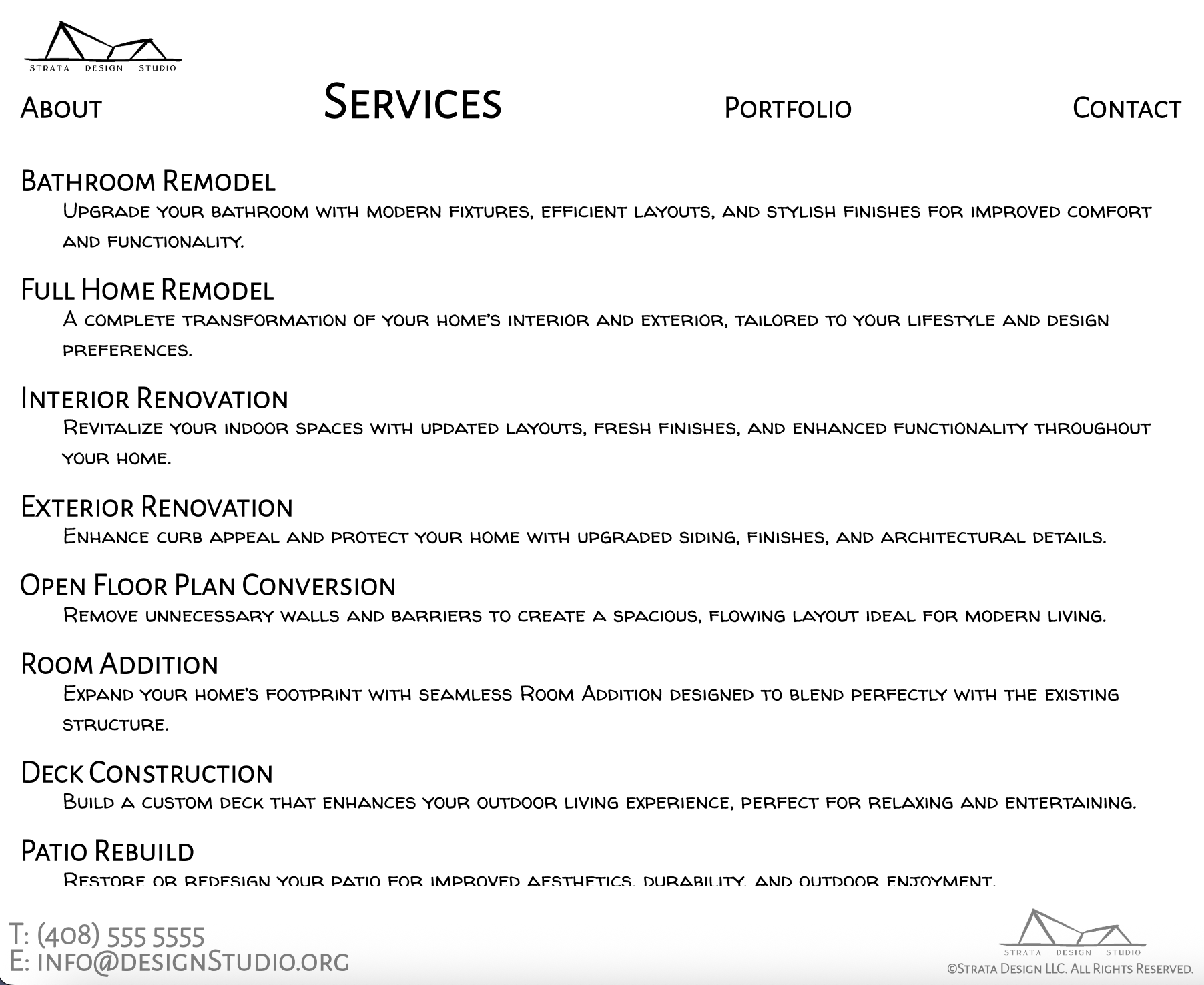 services page
